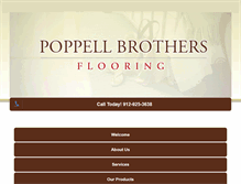 Tablet Screenshot of poppellbrothers.com